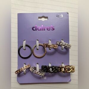 Claire’s multicolored rings. Set of 8